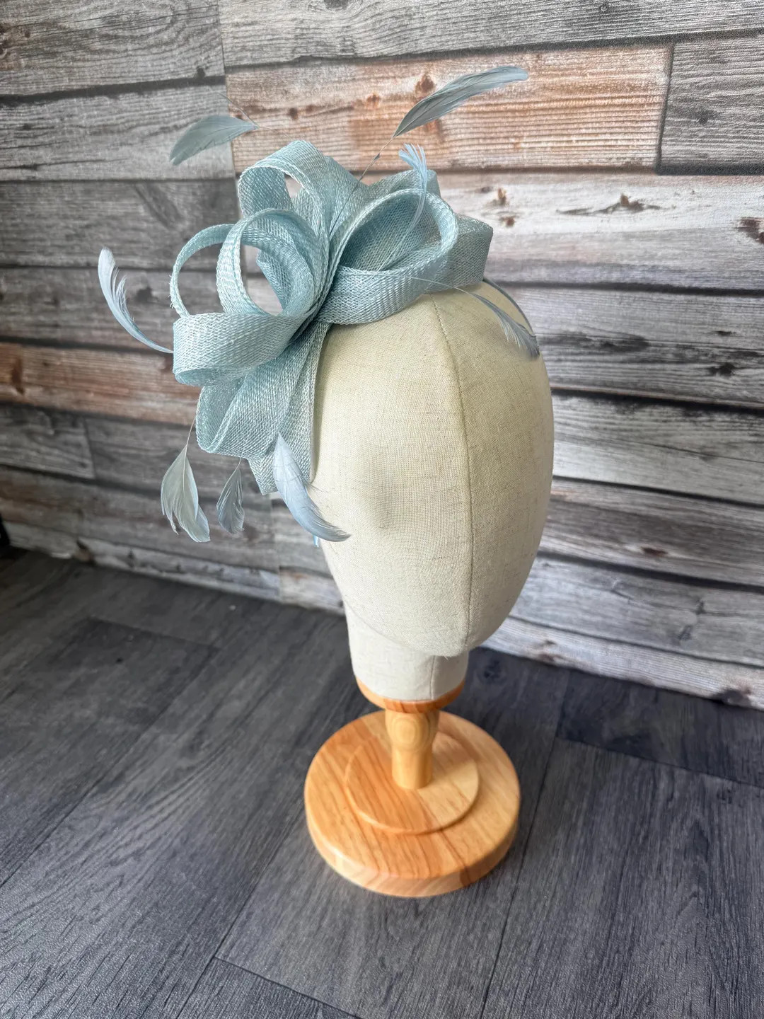 Baby Blue Light Blue Feather Fascinator: Weddings, Derby, Kentucky, Royal Ascot Hat - Etsy | Etsy (US)