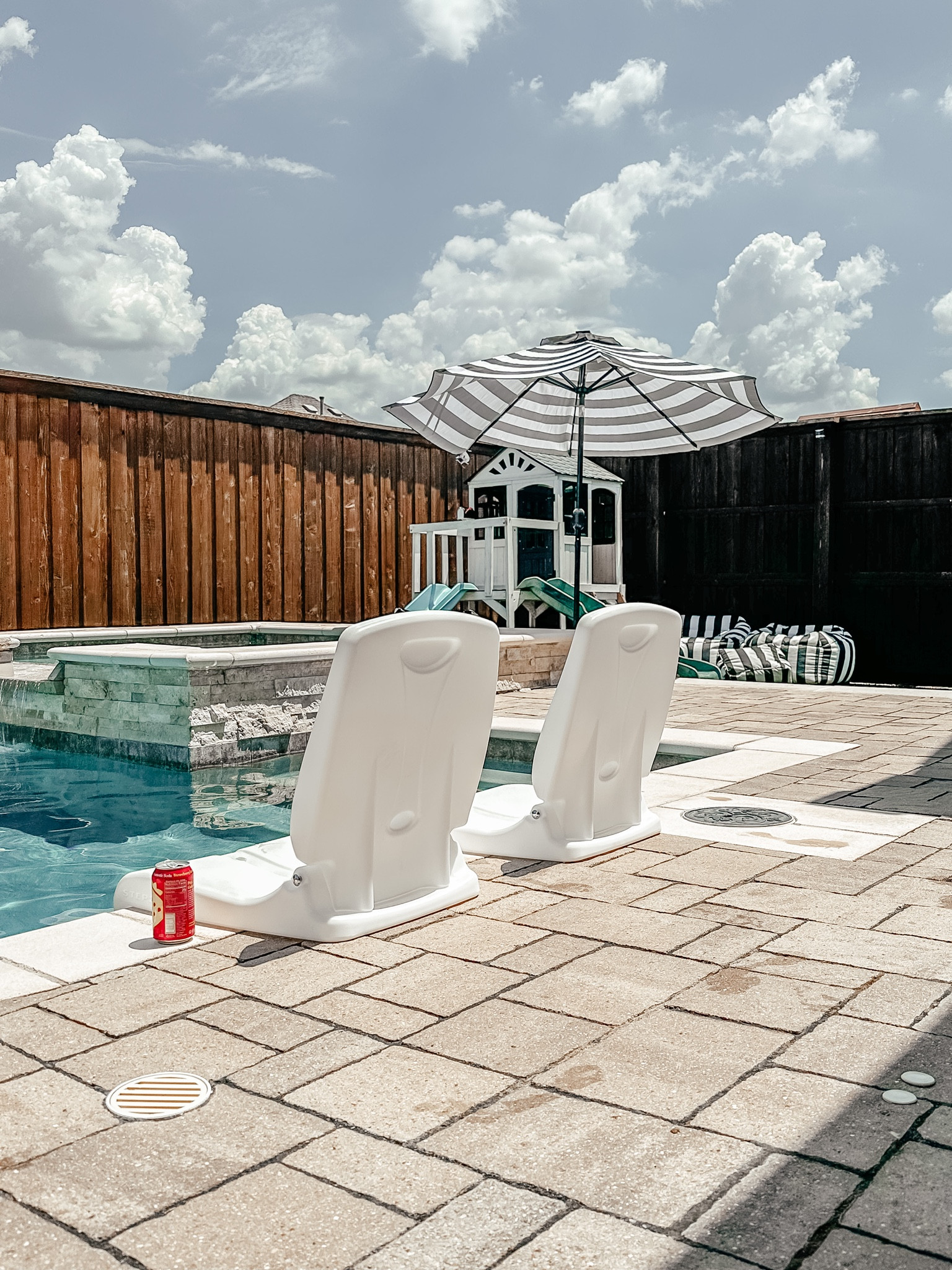 Backyard pool parties with these two pool chairs! 🤍🤍

#LTKFind #LTKhome #LTKfamily