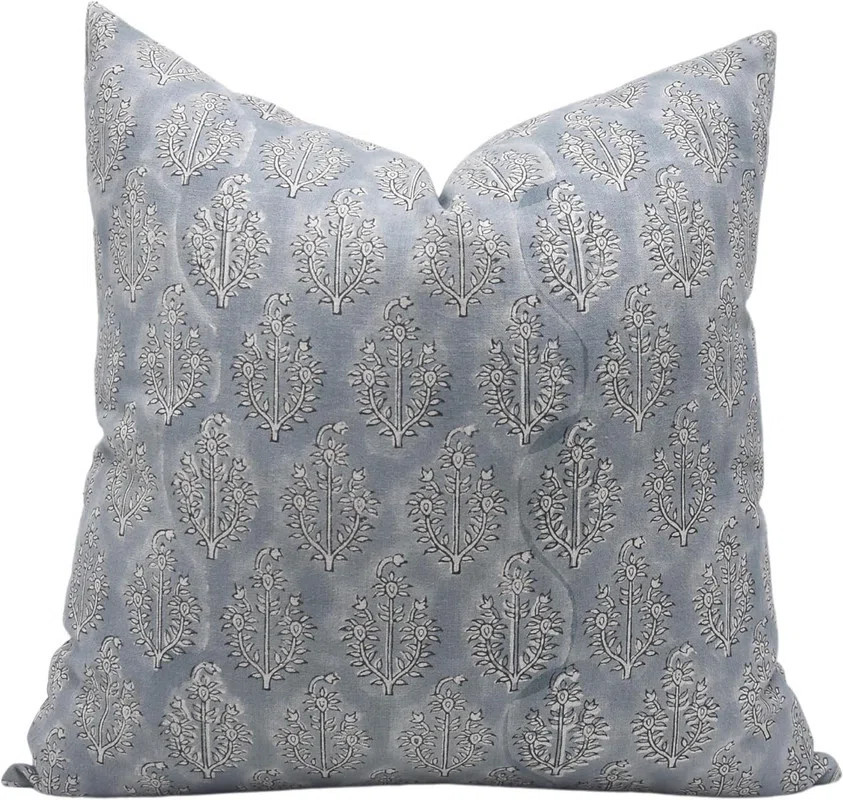 Fabdivine Floral Linen Indoor/Outdoor Pillow Cover | Wayfair | Wayfair North America