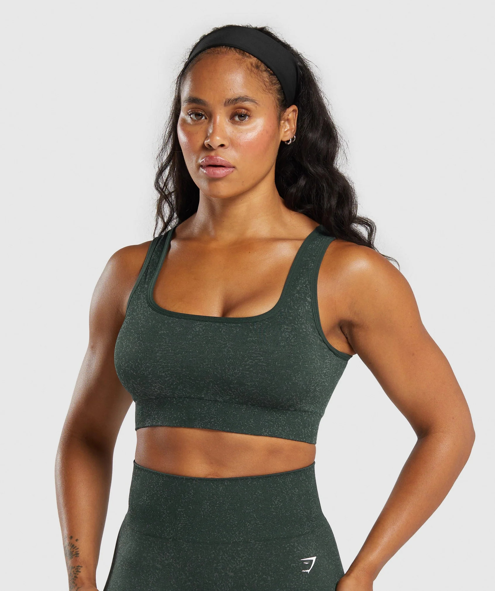 Gymshark Adapt Fleck Sports Bra - Victory Green/ Unit Green | Gymshark US
