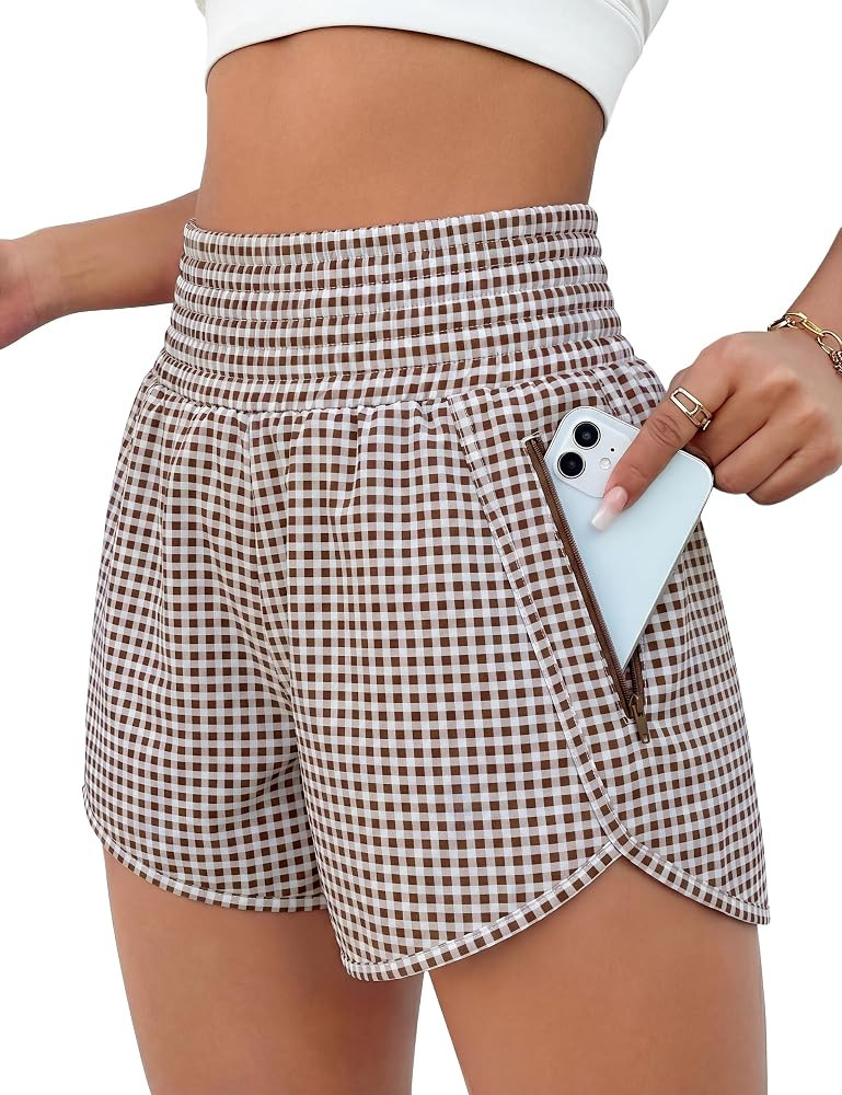 BMJL 2.5" Athletic Shorts for Women Comfy High Waisted Short with Pocket | Amazon (US)