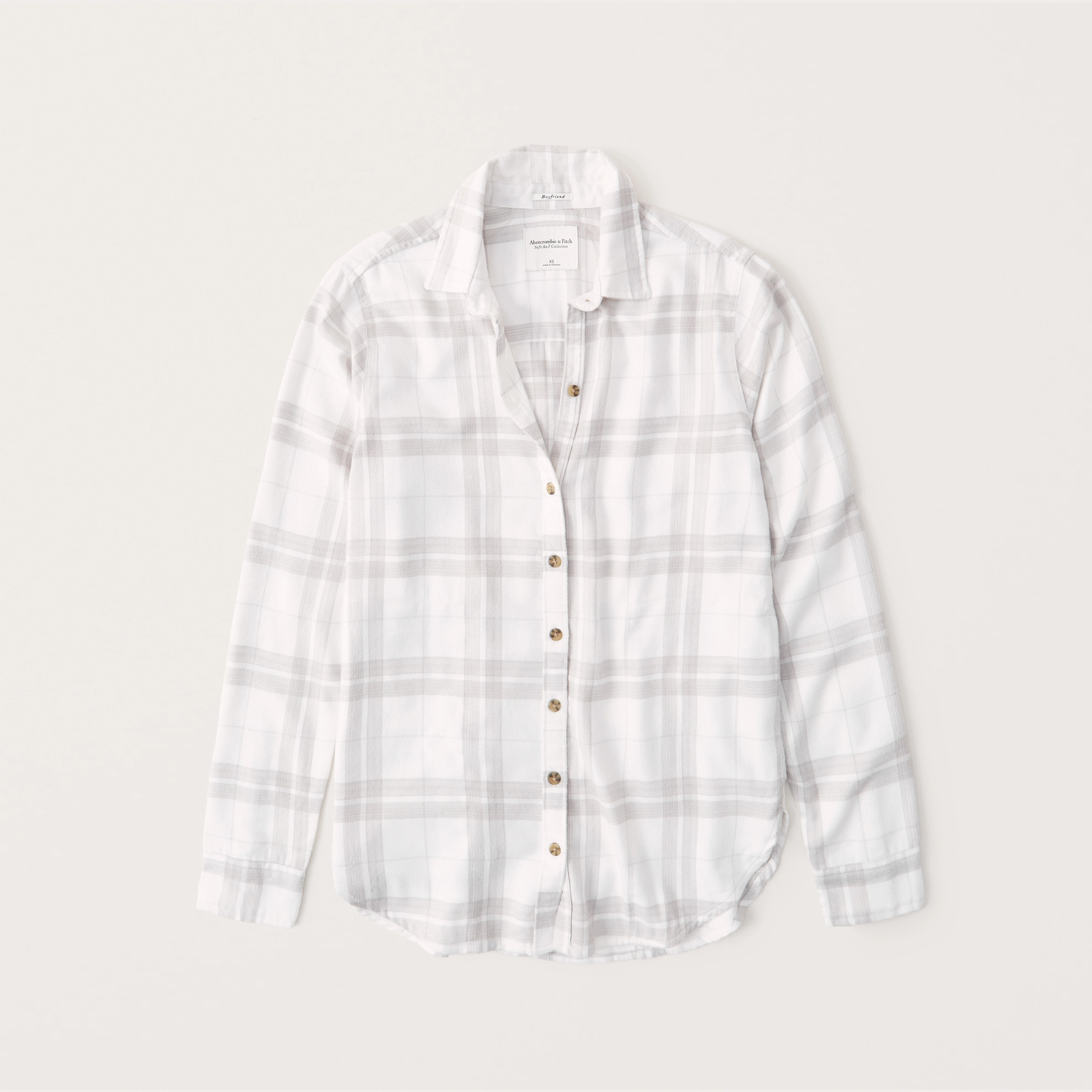 Boyfriend Flannel Shirt | Abercrombie & Fitch (US)