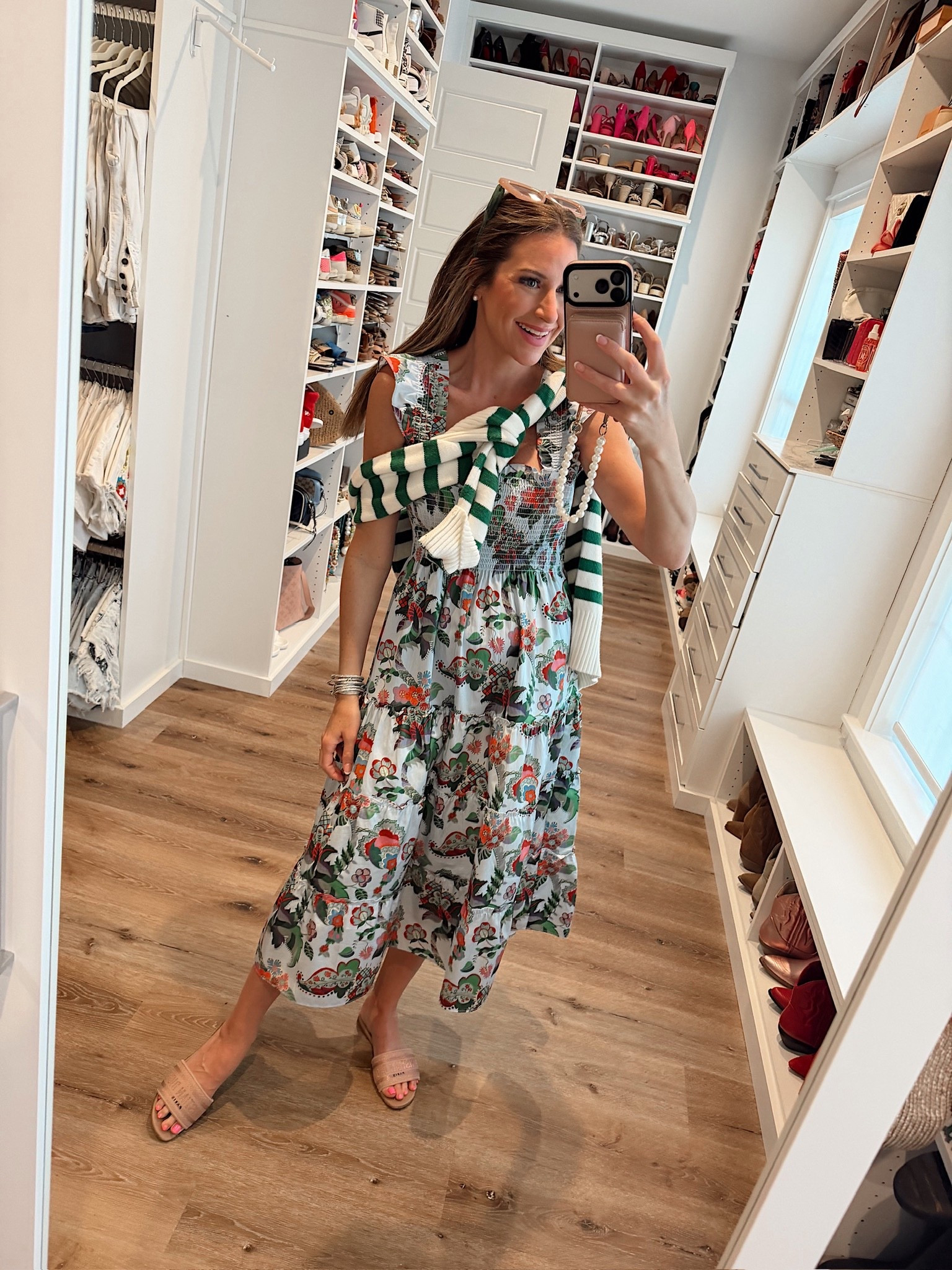 Today’s spring ootd ! In a small Ellie nap dress, small cardigan, sunglasses and accessories- fits tts.

#LTKgrwm #LTKootd #LTKSeasonal