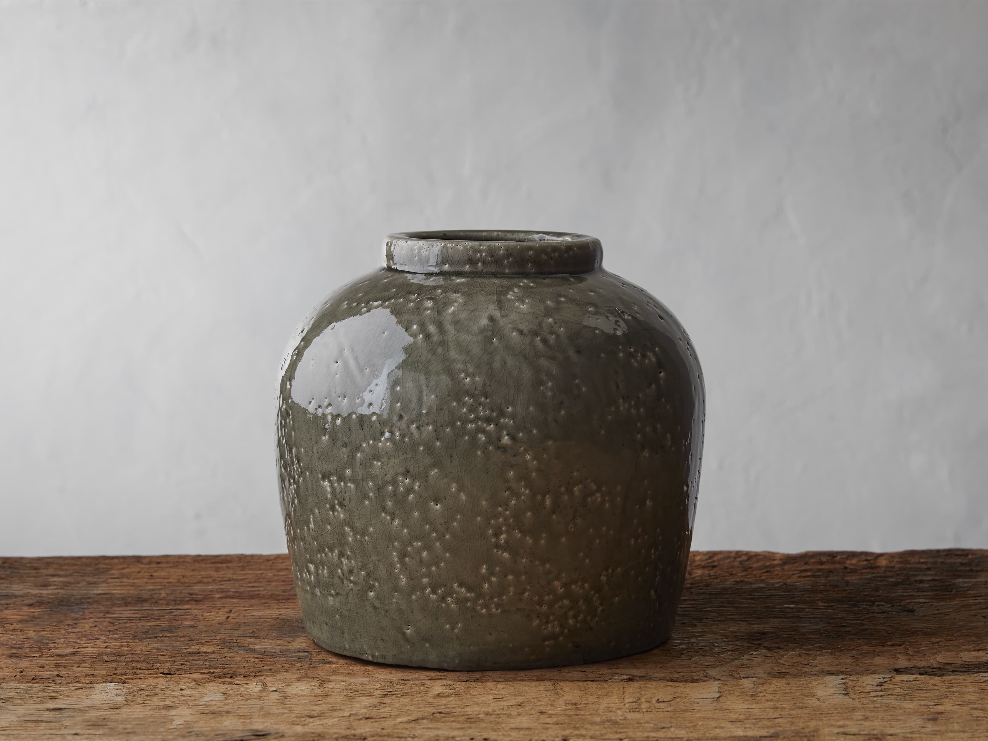 Santorini Low Vase | Arhaus