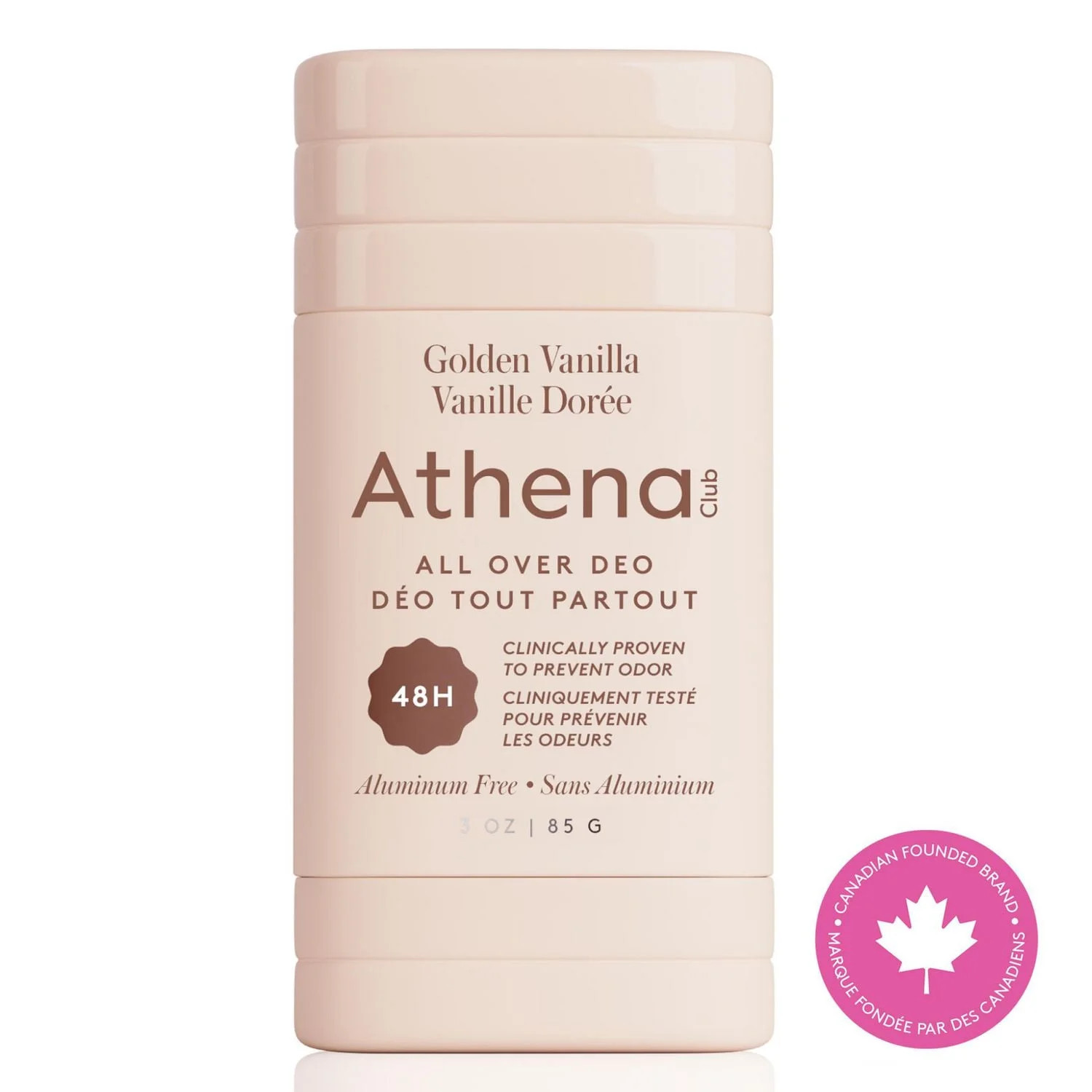 Athena Club All Over Deodorant, Golden Vanilla, Volume - 85 g, Clinically proven deodorant that d... | Walmart (CA)