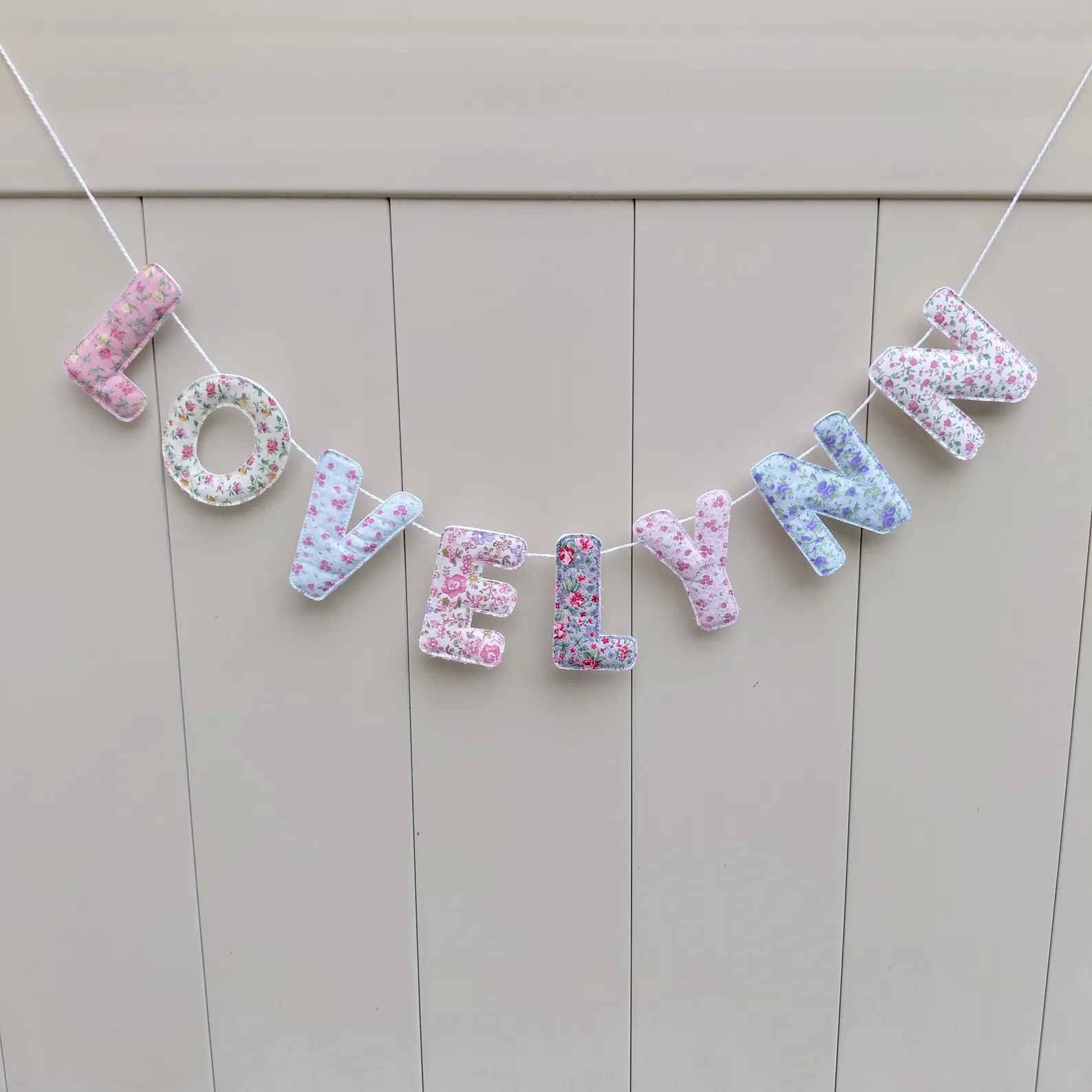 Custom Fabric Name Banner: Nursery Room Decor, Photo Prop | Etsy (Global)