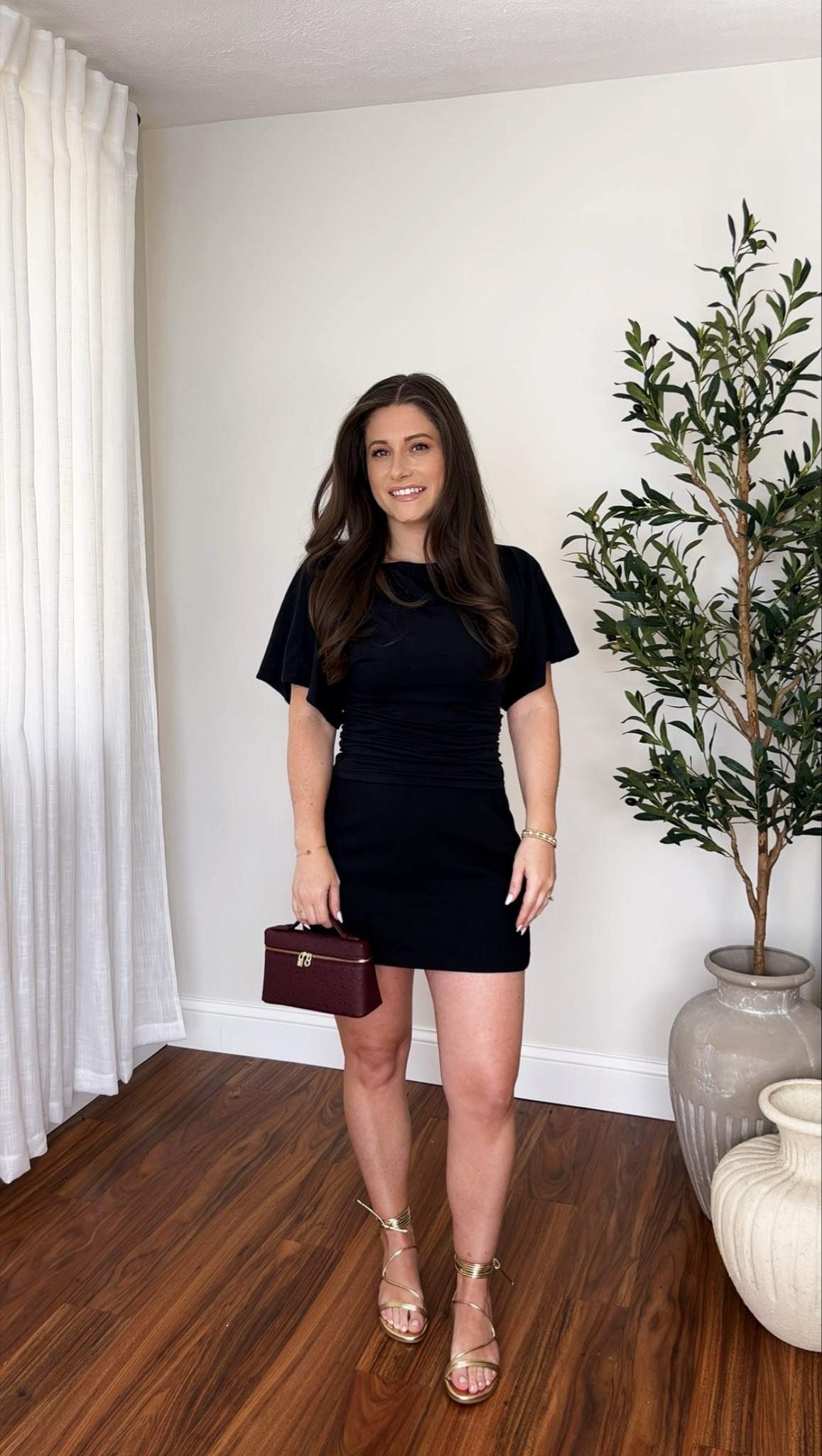 Date Night Outfit 🖤@abercrombie wearing size Small top / size Small skirt 

#LTKootd #LTKPetite #LTKgrwm