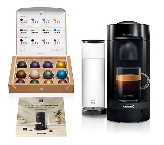 Nespresso VertuoPlus Coffee & Espresso Maker with Voucher - QVC.com | QVC