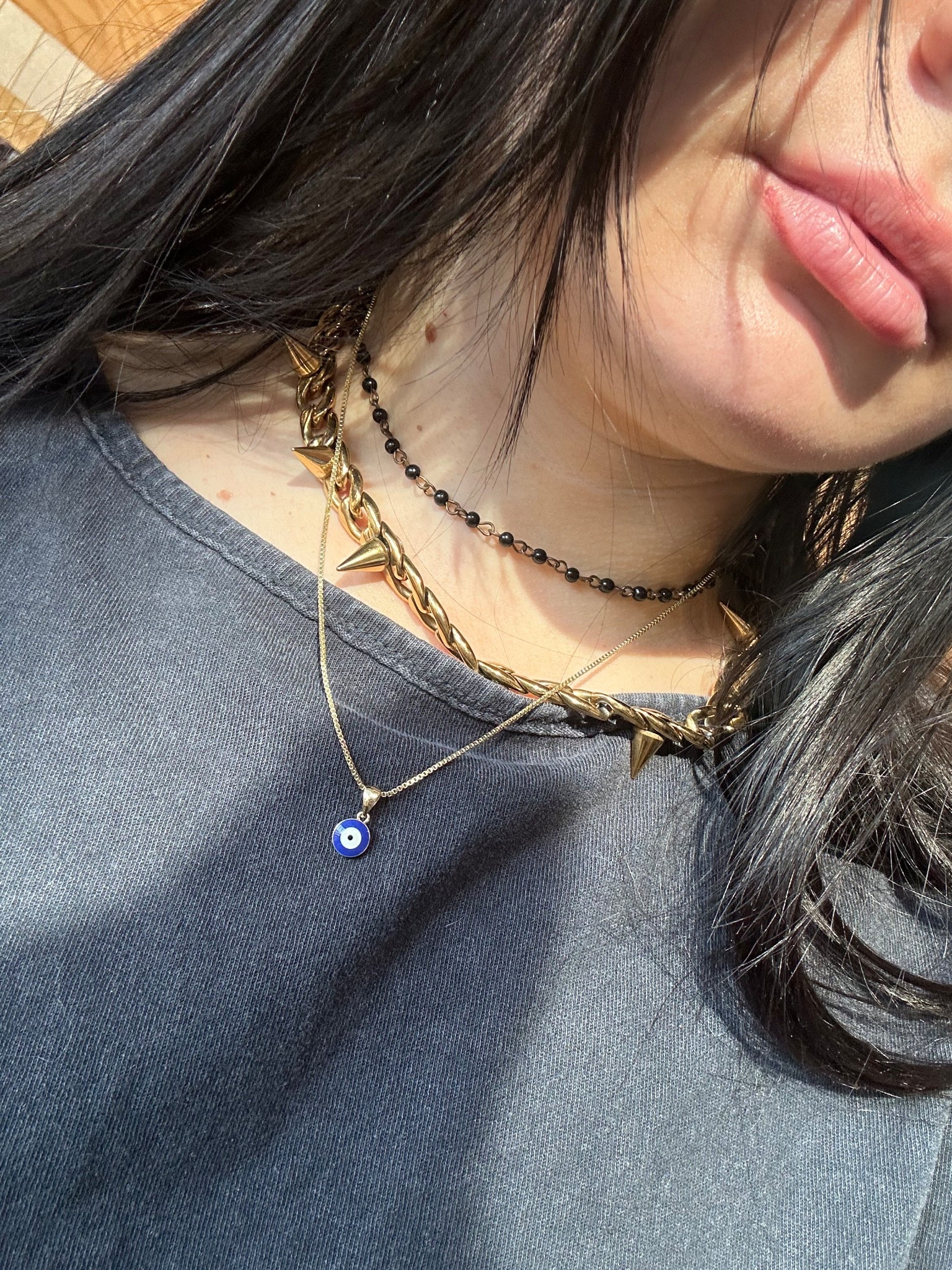 return to sender 🧿 i love this evil eye necklace - makes a great gift. 