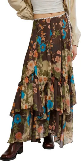 Free People Palermo Villa Chiffon Maxi Skirt | Nordstrom | Nordstrom