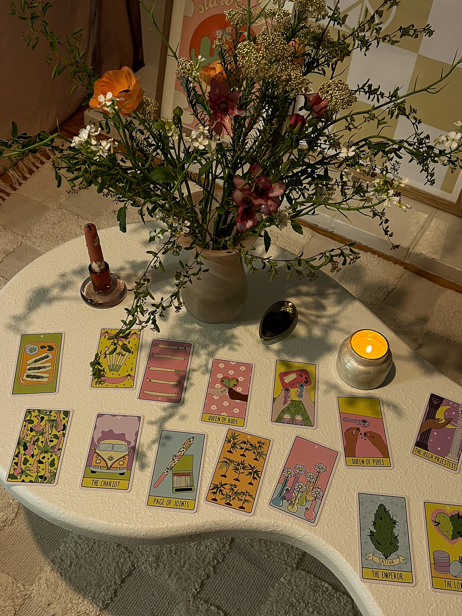 cute home decor, tarot cards, urban outfitters, girls night, night vibes, floral vase, colorful

#LTKFind #LTKGiftGuide #LTKhome