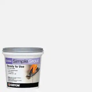 SimpleGrout #640 Arctic White 1 Qt. Pre-Mixed Grout | The Home Depot