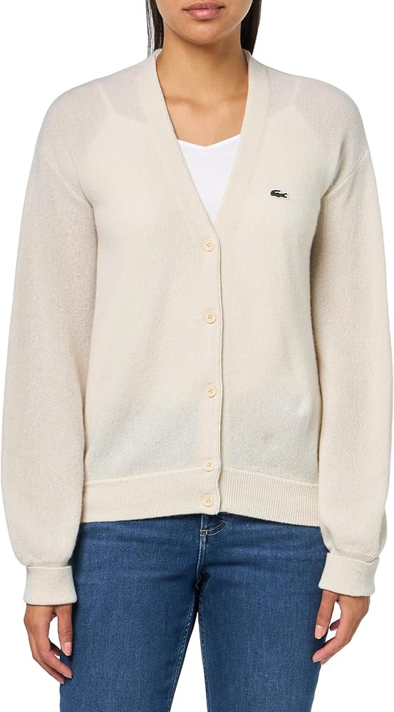 Lacoste Women's Cashmere Caridgan | Amazon (US)