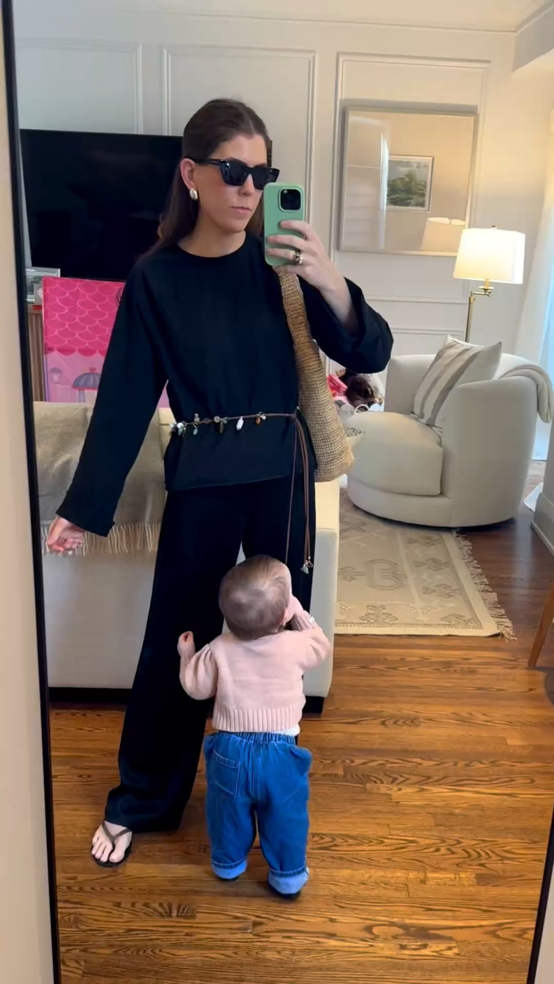 shirt, belt, and bag are Zara!