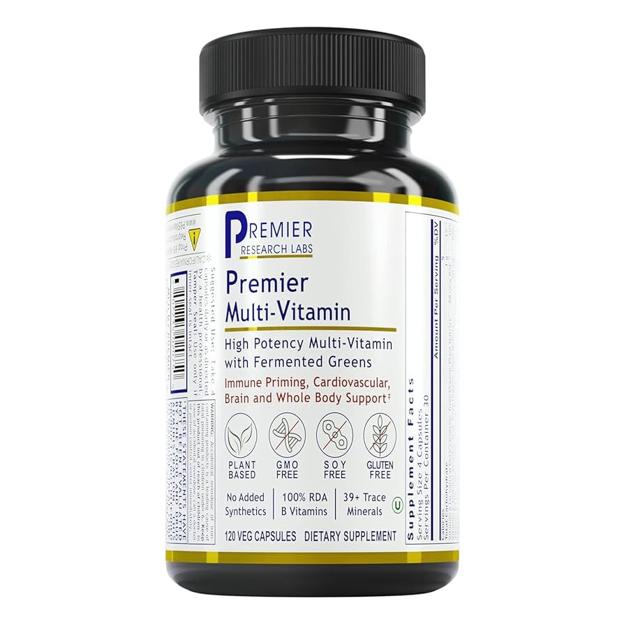 Premier Research Labs Multi-Vitamin: Immune, Brain & Heart Support | with Prebiotics and Postbiot... | Amazon (US)