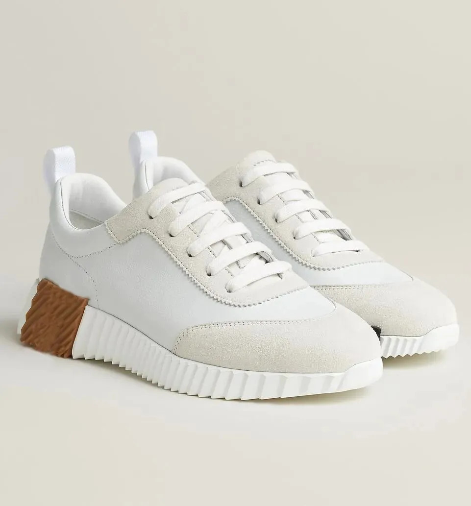 Luxury Design 2023s/s Bouncing Men Sneakers Shoes Low Top Calfskin Suede Goatskin Light Sole Trai... | DHGate