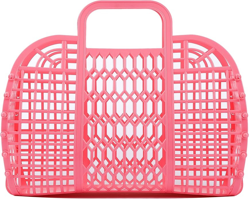 BABANA Jelly Bags - Reusable Gift Basket - Girls Beach Bag - Toddler, Kids Jelly Purse - Hallowee... | Amazon (US)