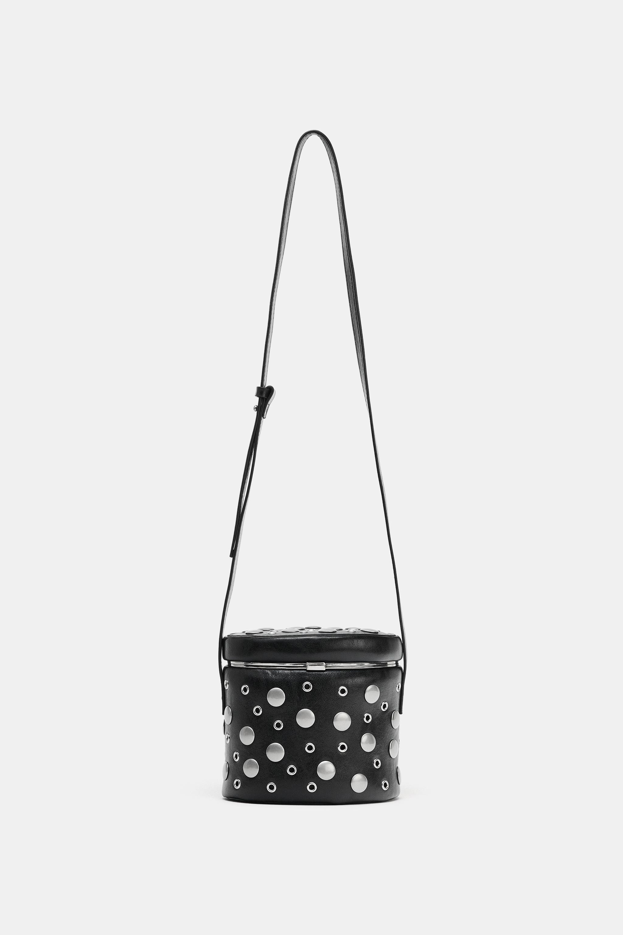 STUDDED VANITY BAG | Zara US
