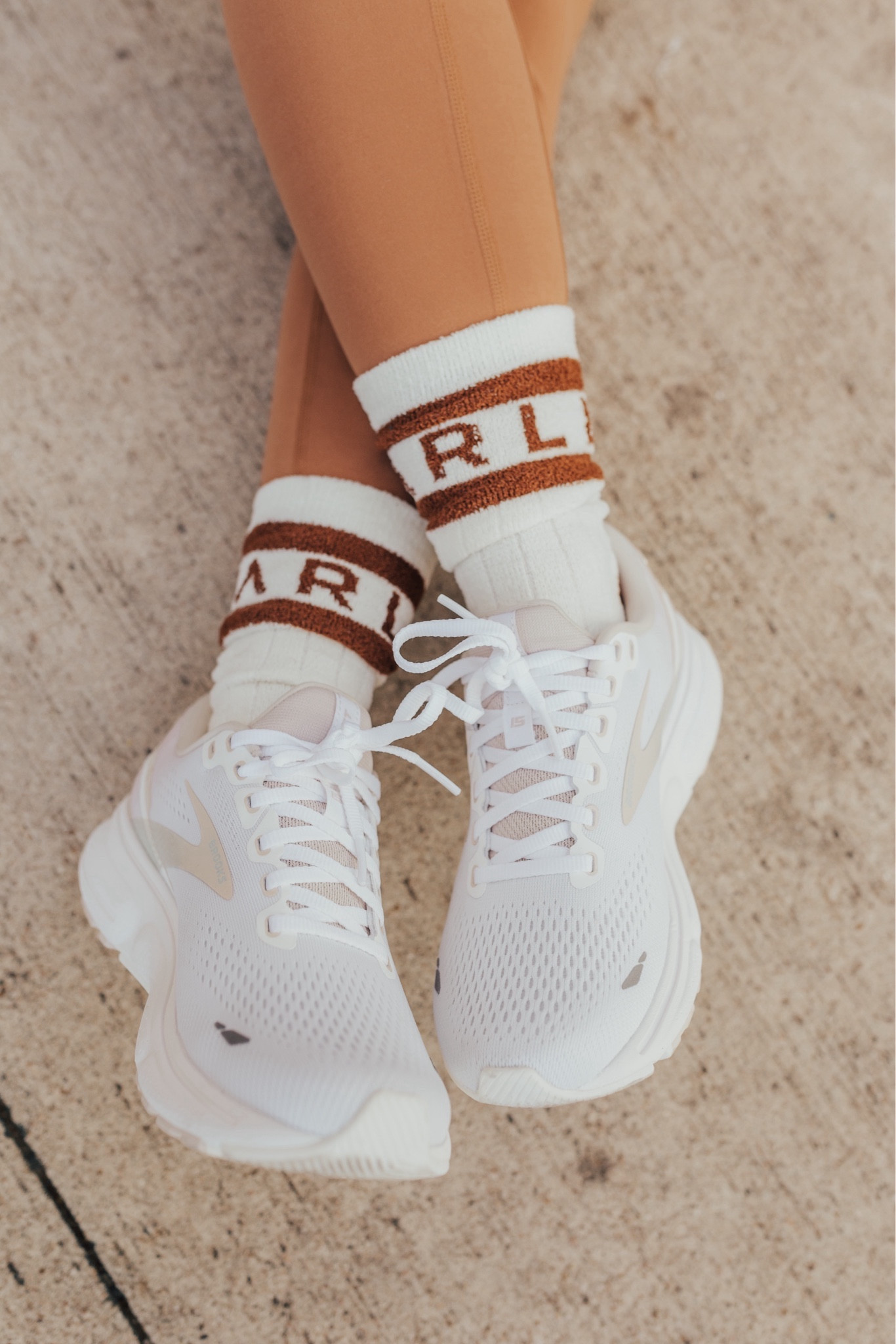 Brooks launched a ton of new colors! My favorite running/walking shoes. 👟 Order a half size up from your usual shoe size! And hello coziest socks ever 😍 great gift idea. 👀🎁

#LTKfitness