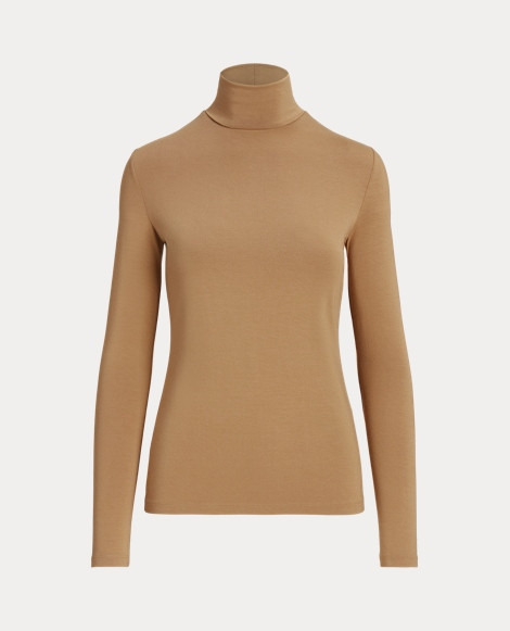Stretch Rib-knit Roll Neck | Ralph Lauren (UK)