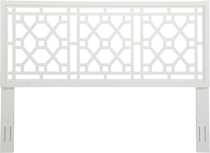 1- Tabor Chippendale White Headboard - King | Amazon (US)