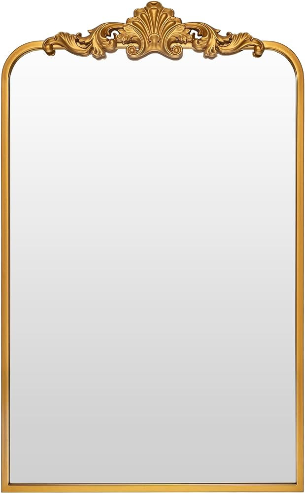 Wall Mirror, Traditional Vintage Baroque Mirror, Gold Framed Mirror for Bathroom, Entryway, Livin... | Amazon (US)