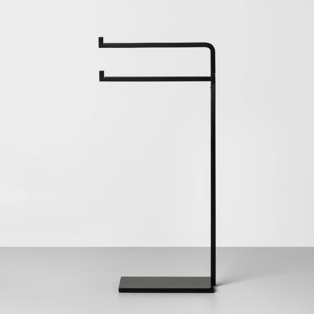 Bath Towel Stand Black - Hearth & Hand™ with Magnolia | Target