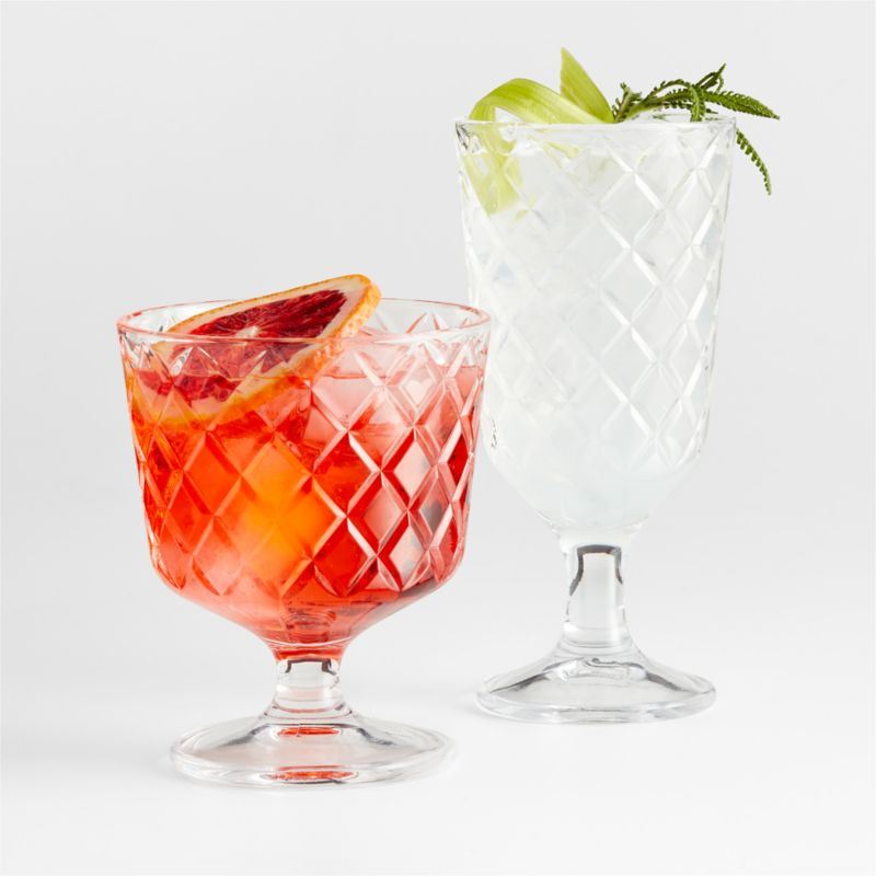 Hatch Cocktail Glasses | Crate & Barrel | Crate & Barrel