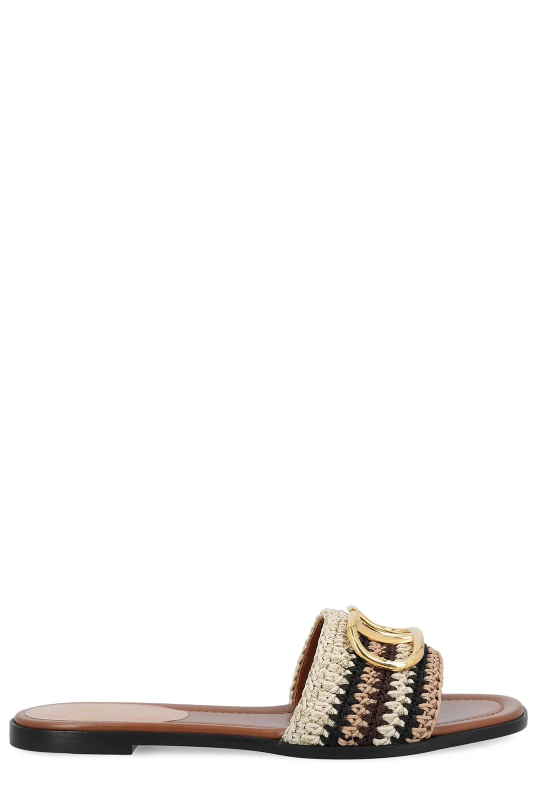 Valentino VLogo Signature Slip-On Slides | Cettire Global