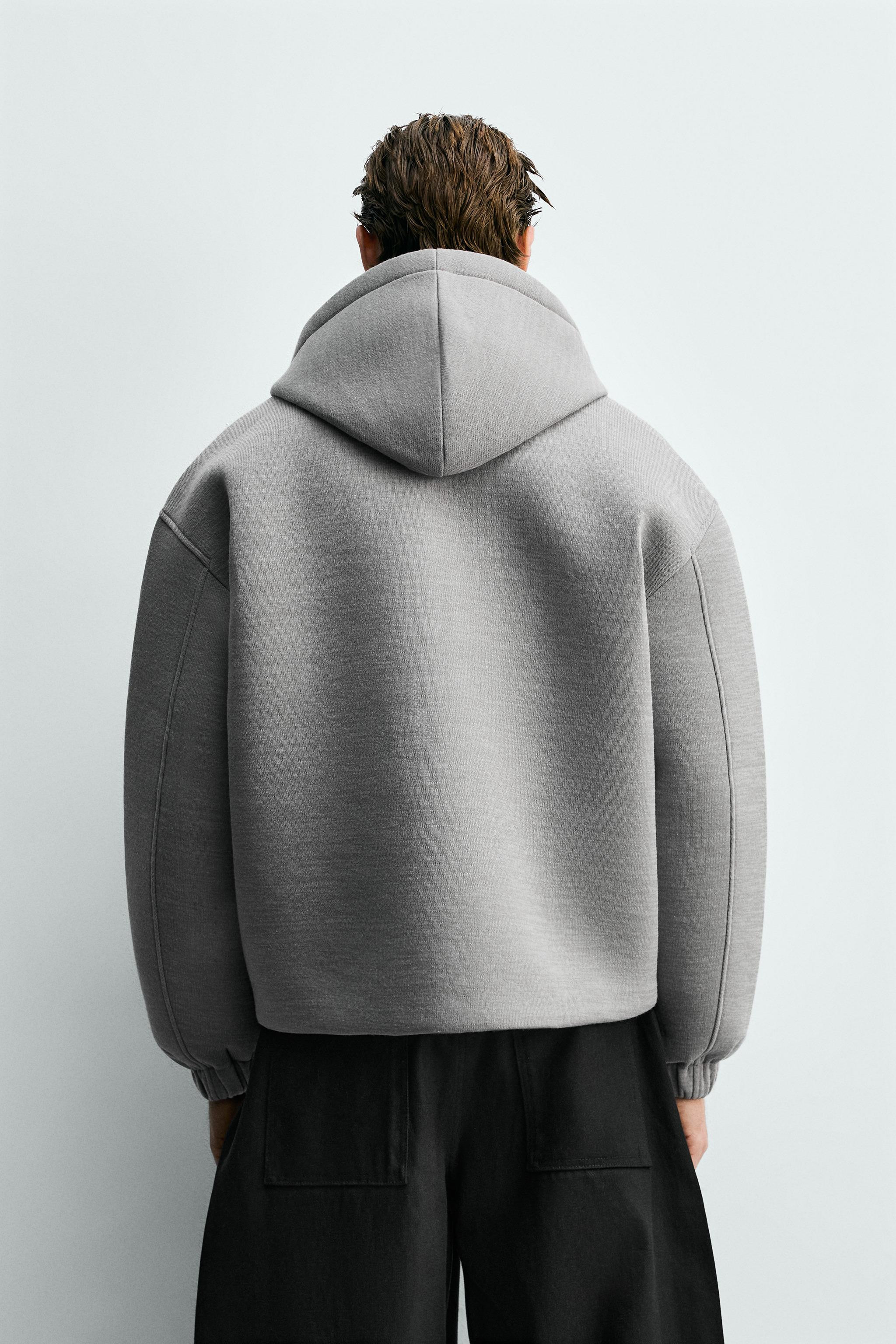 COMPACT BOXY FIT ZIP SWEATSHIRT | Zara Canada