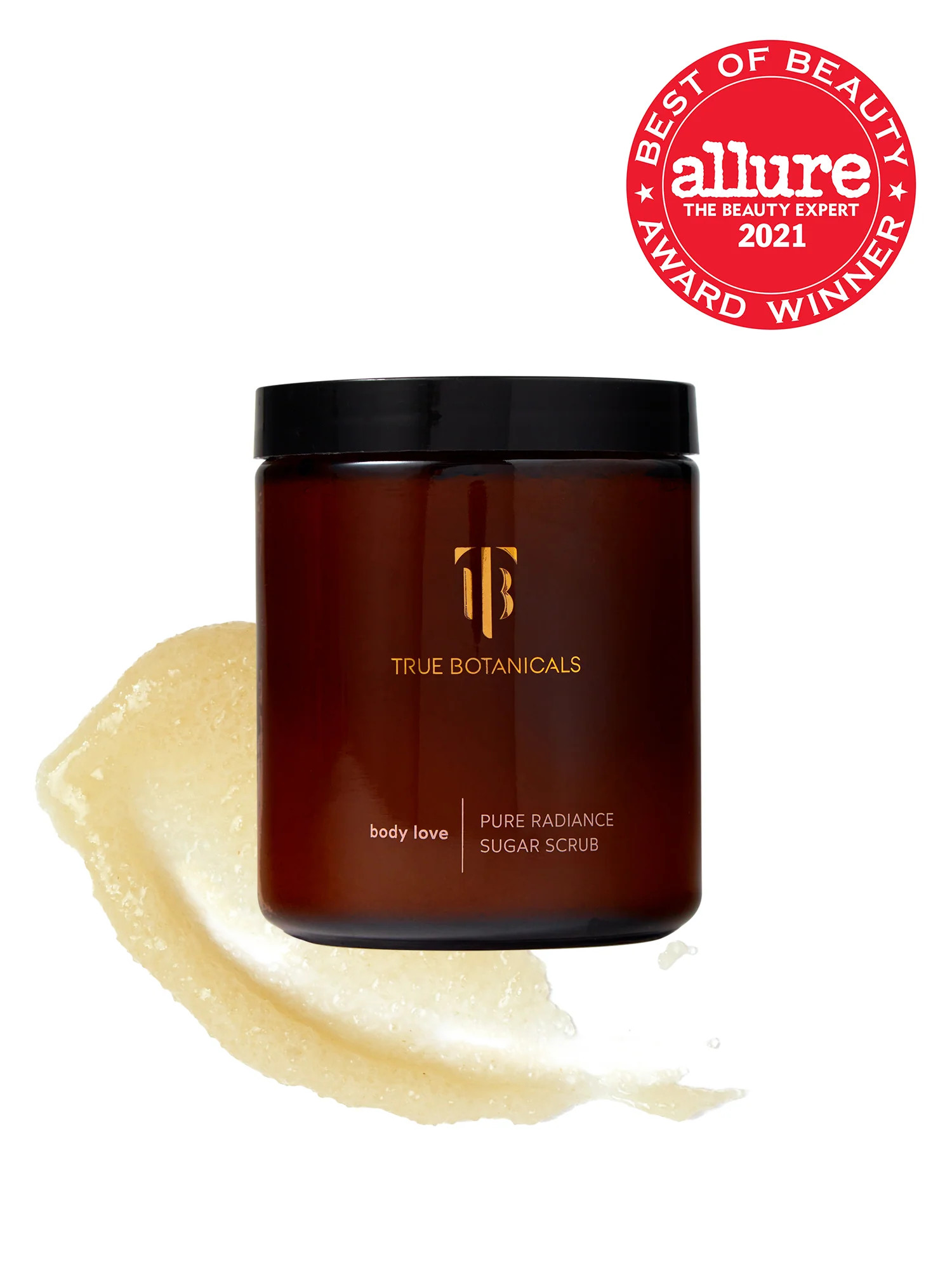 Exfoliating Body Scrub: Pure Radiance Sugar Scrub | TB | True Botanicals