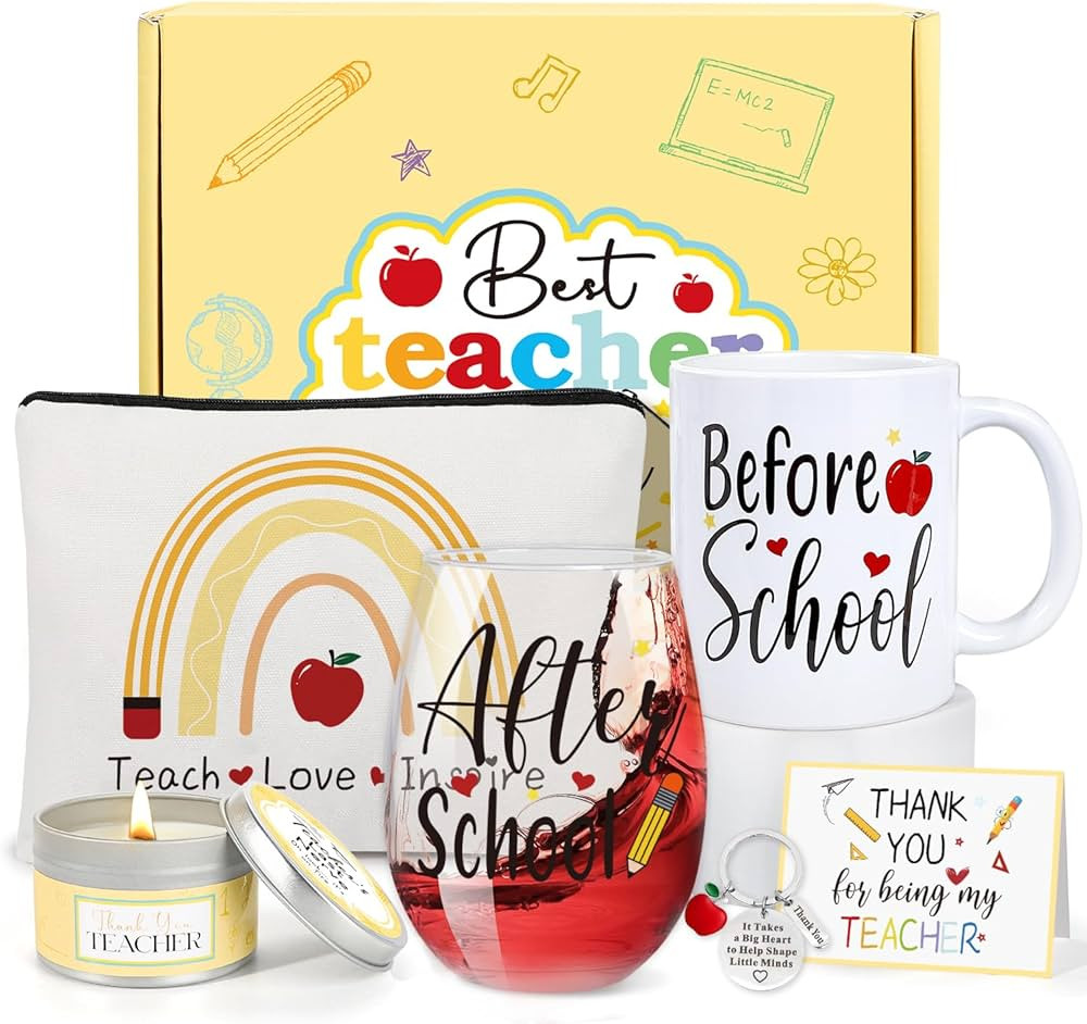 Teacher Gifts for Women,Teacher Appreciation Gifts from Students,Teacher Gifts,Teacher Christmas ... | Amazon (US)