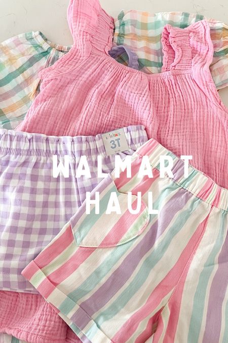 Spring Walmart haul for my girls! 