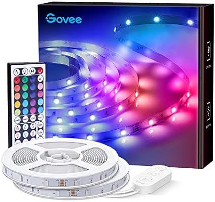 Govee LED Strip Lights, 2 Rolls of 32.8 Feet, Remote Control, for Bedroom, Ceiling, Kitchen, RGB | Amazon (US)