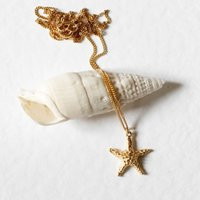 starfish Necklace - Silver/Gold Animal Necklace, Beach Summer Holiday Nautical Necklace | Etsy (US)