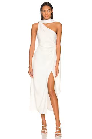MISHA Estra Dress in Ivory from Revolve.com | Revolve Clothing (Global)