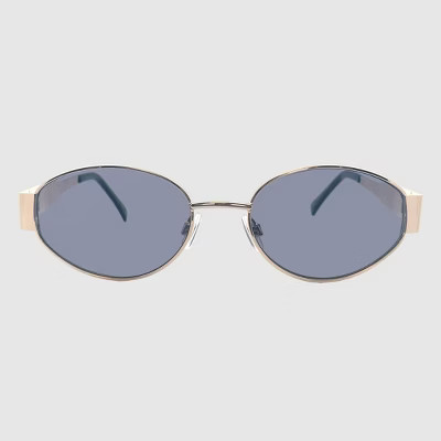 Metal Oval Sunglasses - Wild Fable™ Gold | Target