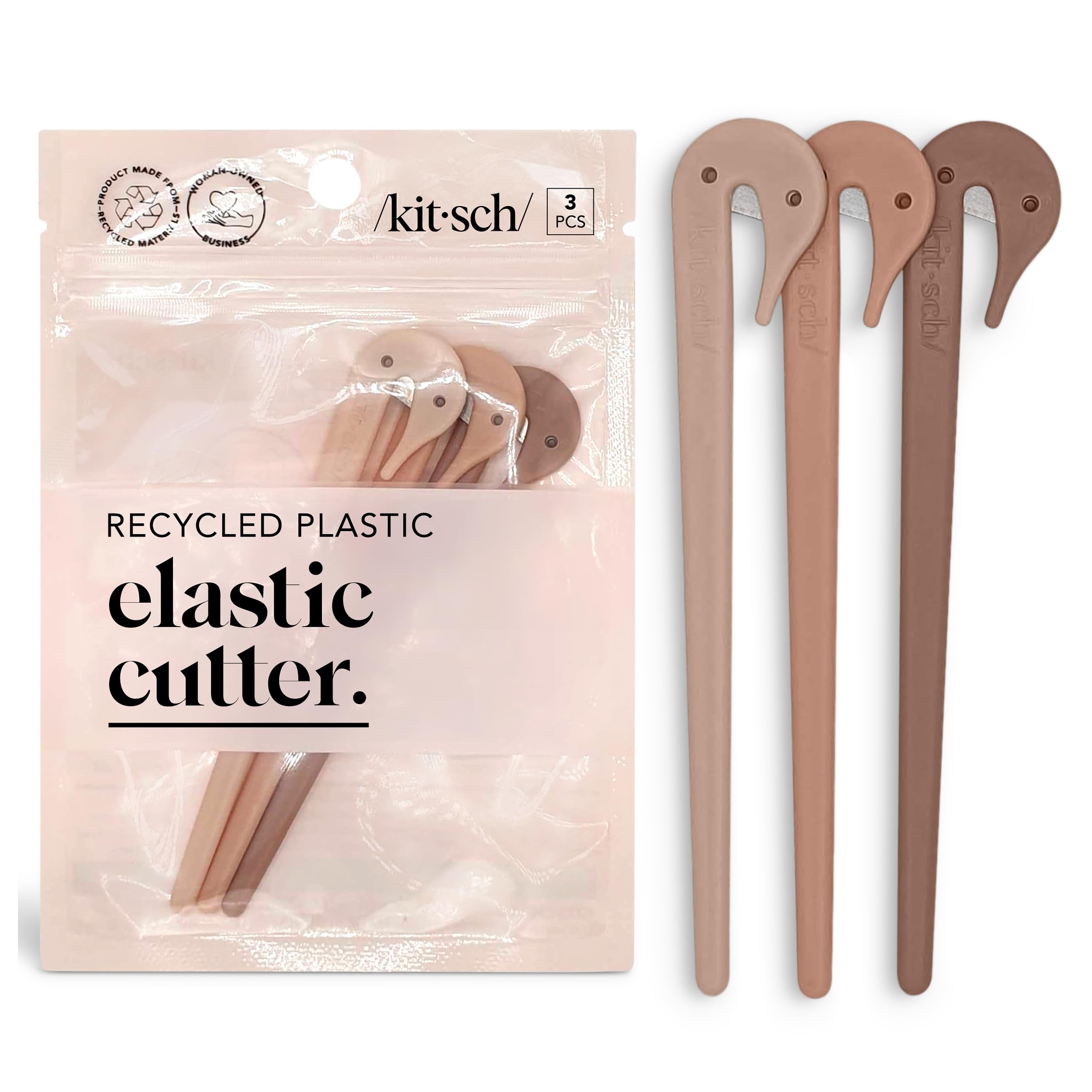Kitsch Elastic Hair Tie Cutter Tool – Gentle, No Pull For Easy Elastic Bands For Hair Removal |... | Amazon (US)