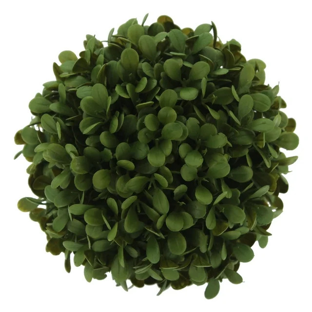 Better Homes & Gardens 4.5" Artificial Green Boxwood Plant Orb | Walmart (US)