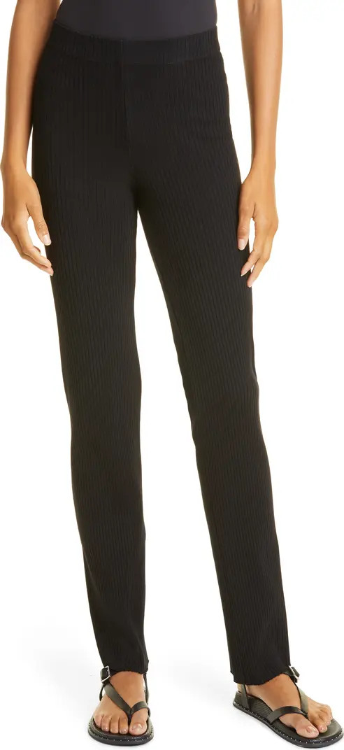 The Ibiza Rib Knit Stretch Cotton Pants | Nordstrom