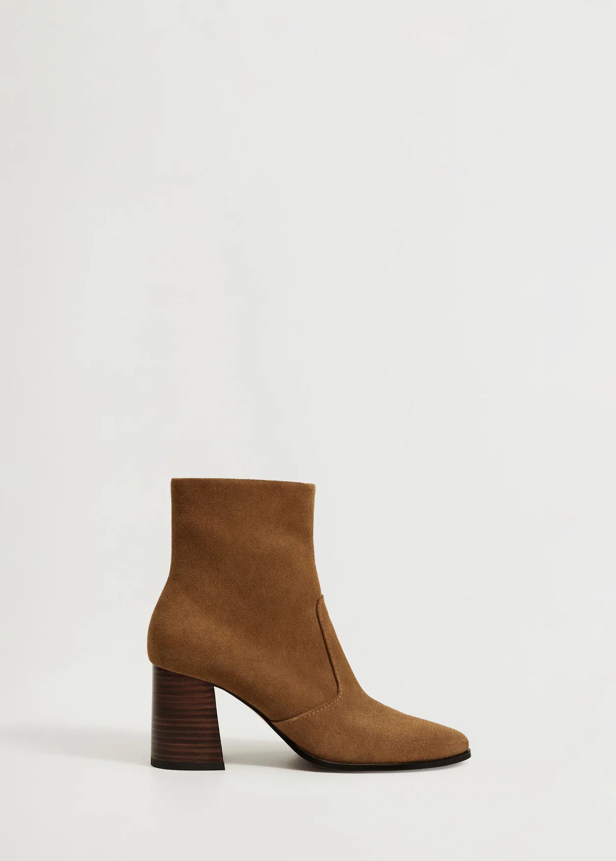 Suede leather ankle boots | MANGO (US)