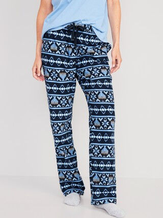 Mid-Rise Flannel Pajama Pants for Women | Old Navy (US)