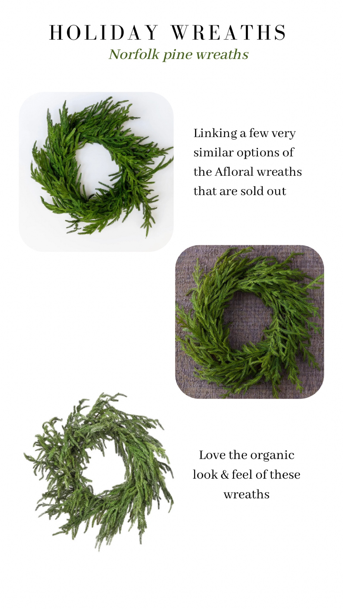 Holiday wreaths #LTKhome

#LTKHoliday #LTKSeasonal