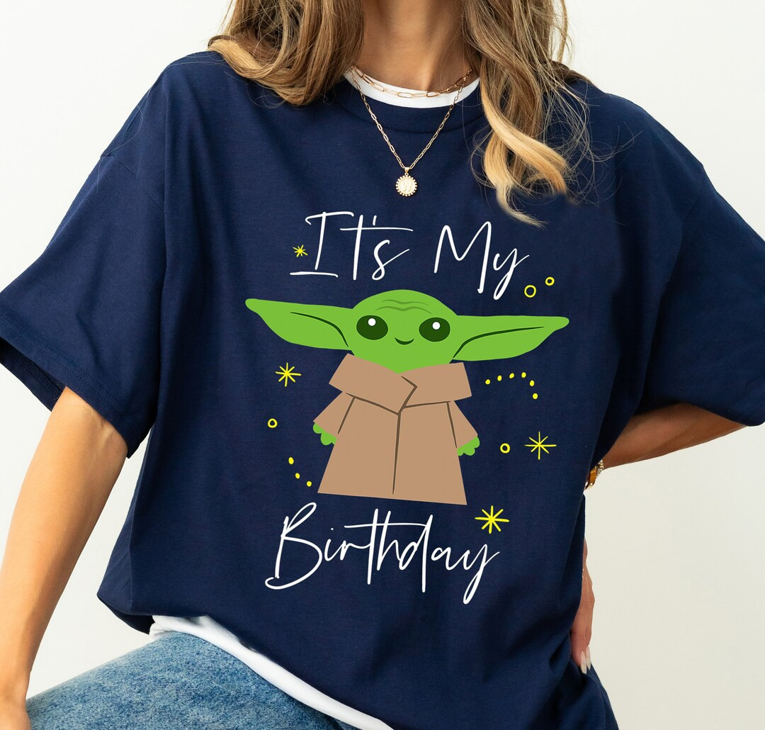Star Wars Baby Yoda the Child Its My Birthday, Star Wars Celebration, Galaxy's Edge, Star Wars Da... | Etsy (US)