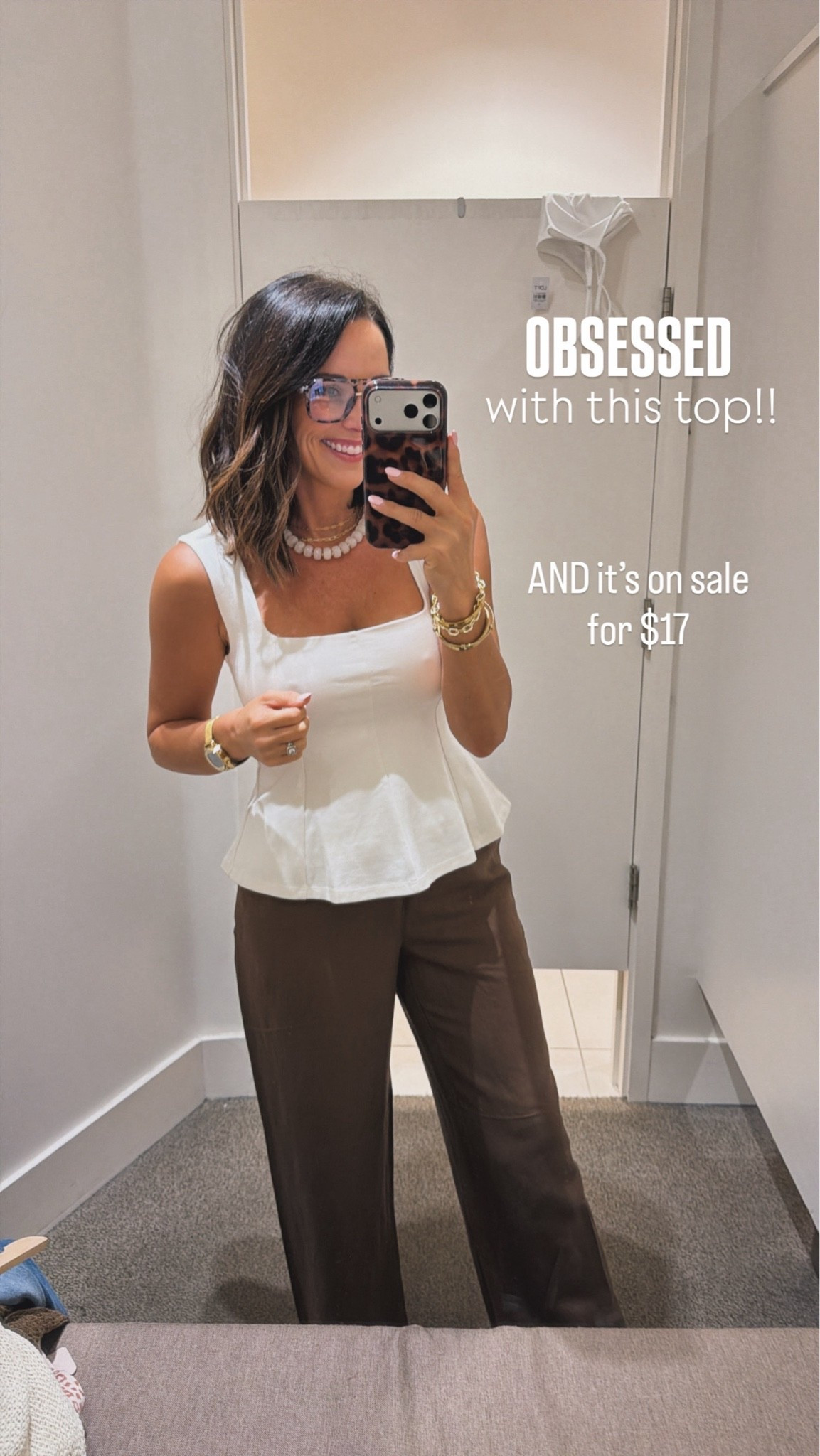 The peplum top is so flattering and pairs perfectly with these flowy chocolate brown pants. Such an easy outfit to dress up for work, date night, or any occasion when you want to look put together without trying too hard!

Size XS
5’3 for reference

#LOFTStyle #LOFTFinds #PeplumTop #BrownPants #NeutralStyle #ClassicStyle #WorkwearStyle #DateNightOutfit #FallTransitionStyle #ChicStyle #EverydayFashion #FashionFinds #LTKStyle #LTKFashion #OutfitInspiration #NeutralOutfit