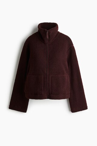 H & M - Teddy Fleece Jacket - Red | H&M (US + CA)