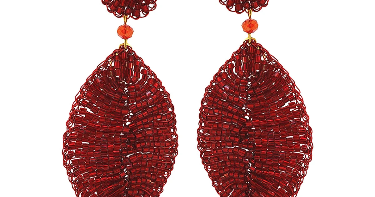 Leaf Earrings | Swimwear World
