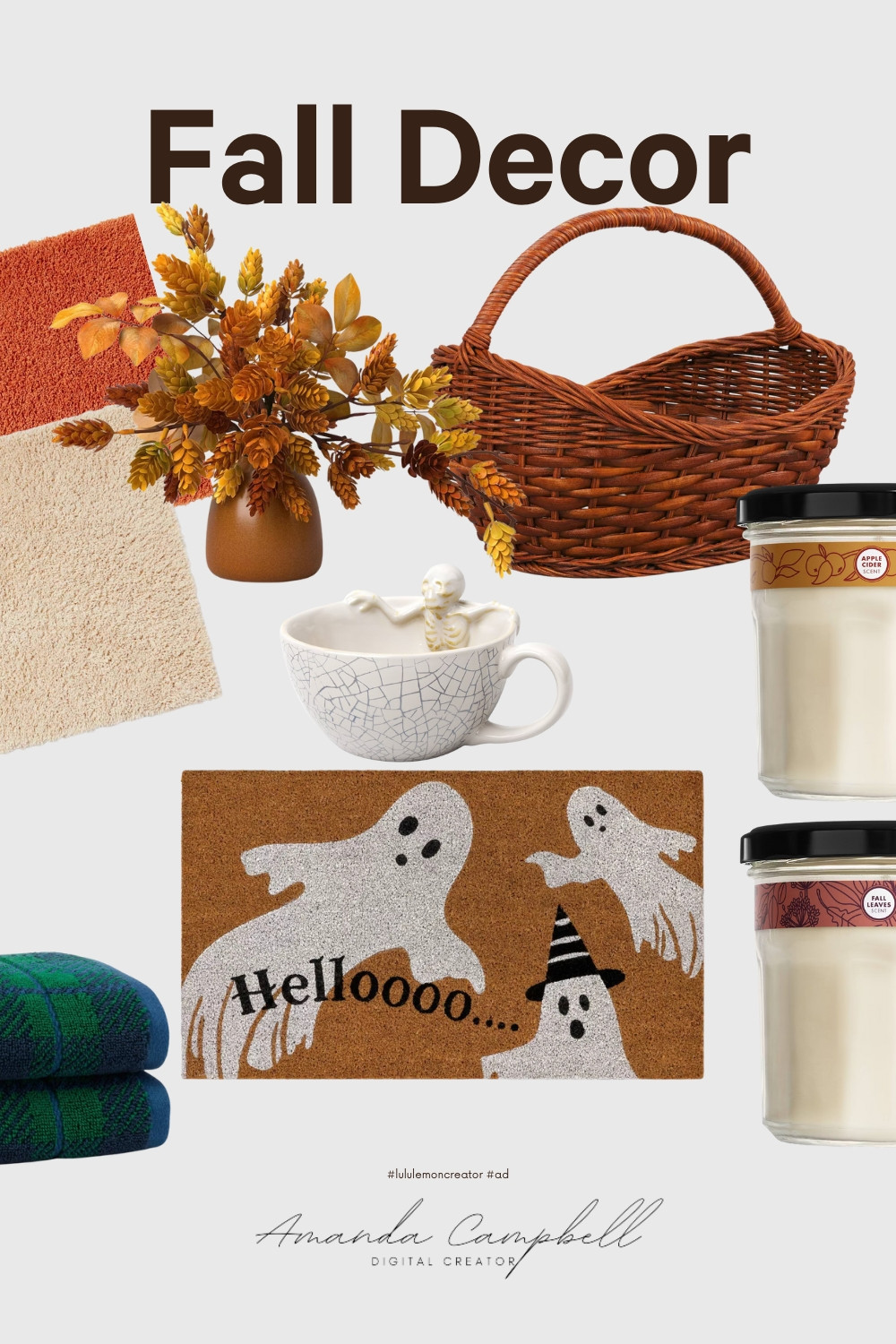 Cozy Fall Decor Finds 🍁
Transform your home into a cozy autumn retreat! I’m loving these warm textures, moody candles, and playful ghost details that make everything feel festive but still chic. Whether it’s a woven basket for your blankets or a cute mug for apple cider, these picks are giving all the fall feels.

🧺 Shop my fall favorites directly on my LTK! 

 #LTKhome #LTKdecor #LTKfall #LTKseasonal #fallhomedecor #cozyvibes #fallstyle #autumndecor #pumpkinseason #homeinspo #LTKfinds #falldecorideas #interiorinspo