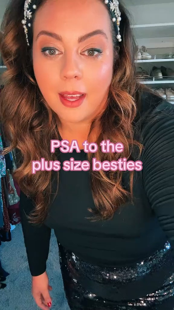 Wear what makes you feel happy! This silver sequin skirt gives me all the confidence. Perfect plus size New Year’s Eve look too’ 

#LTKplussize #LTKstyletip