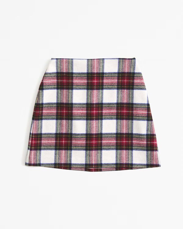 Women's Wool-Blend Mini Skirt | Women's | Abercrombie.com | Abercrombie & Fitch (US)